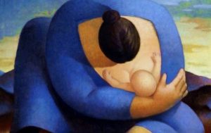 Mama z dzieckiem - karmienie piersią