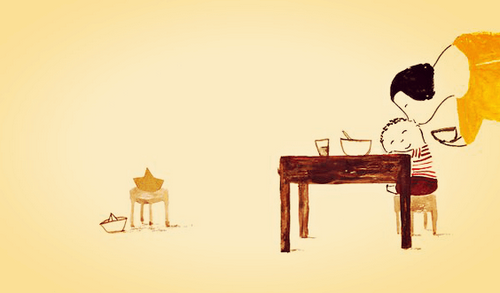 Rozpieszczanie - buziak