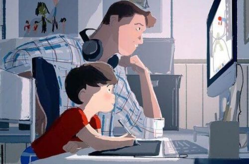 Dobry ojciec i syn - spędzają razem czas