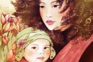 Obraz mamy z dzieckiem