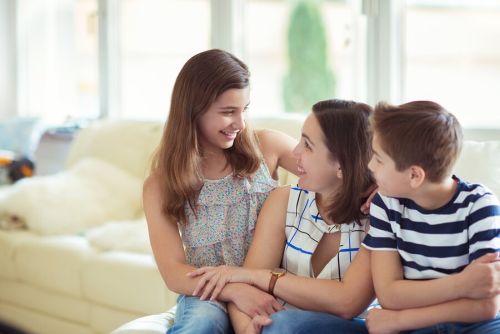 Stymulacja językowa - rozmowa rodzica z dziećmi