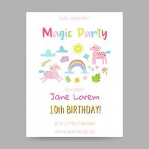 Zaproszenia na urodziny dziecka: 5 pomysłów