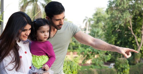 Rodzina spędzająca czas razem