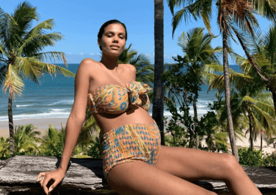 Tina Kunakey w ciąży