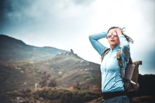 Dziewczyna w górach